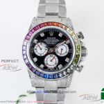 EX Factory Rolex Cosmograph Daytona 116599RBWO 40mm 7750 Automatic Watch - Multicolor Sapphire Bezel 